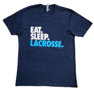 3/$20 Next Level Apparel Eat Sleep LaCrosse T-shirt